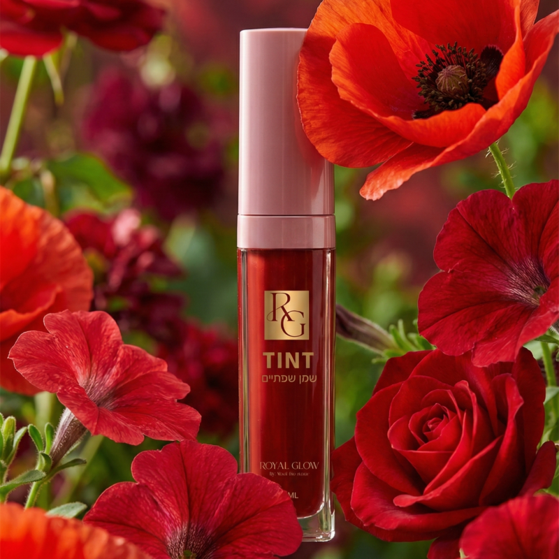 שמן שפתיים טינט בטעם ובצבע דובדבן חושני