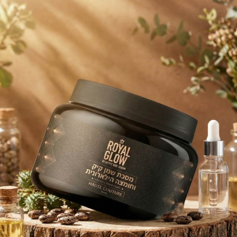 מסיכה לשיער עם חומצה היאלרונית ללא מלחים