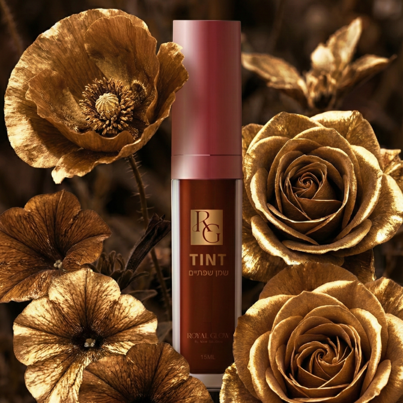 שמן שפתיים טינט בטעם שוקולד ובצבע חום