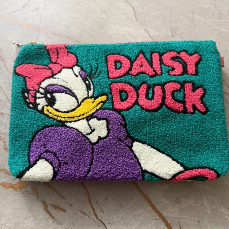 תיק איפור מצמר דייזי ירוק