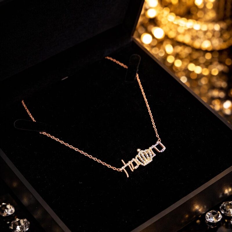 שרשרת בת מלך רוז גולד