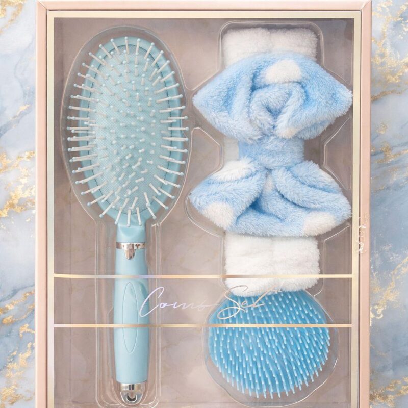 סט מברשות לילדות תכלת