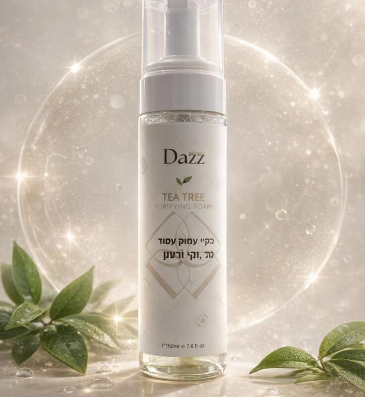 מקציף שמן עץ התה בעל פורמולה יחודית לחברת Dazz